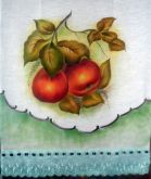 Pano de prato - ref15 - pintado à mão