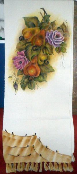 Caminho de mesa - ref01 - pintado à mão